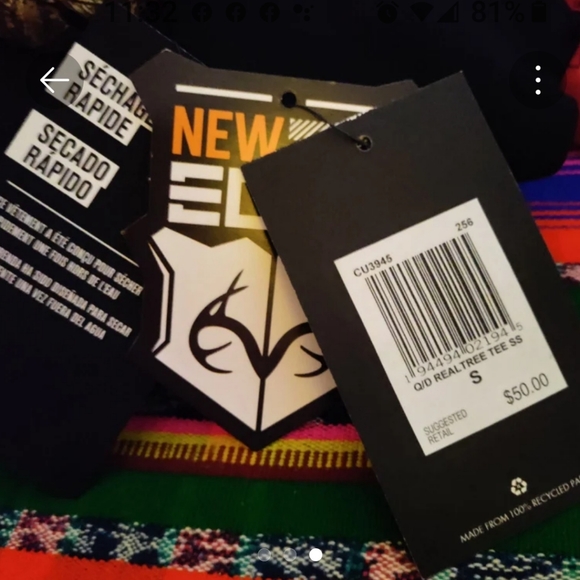 🆕WT🚻Real Tree🎄Camouflage HURLEY♓Rashguard💦 UPF 50+,Unisex Small - Picture 6 of 7